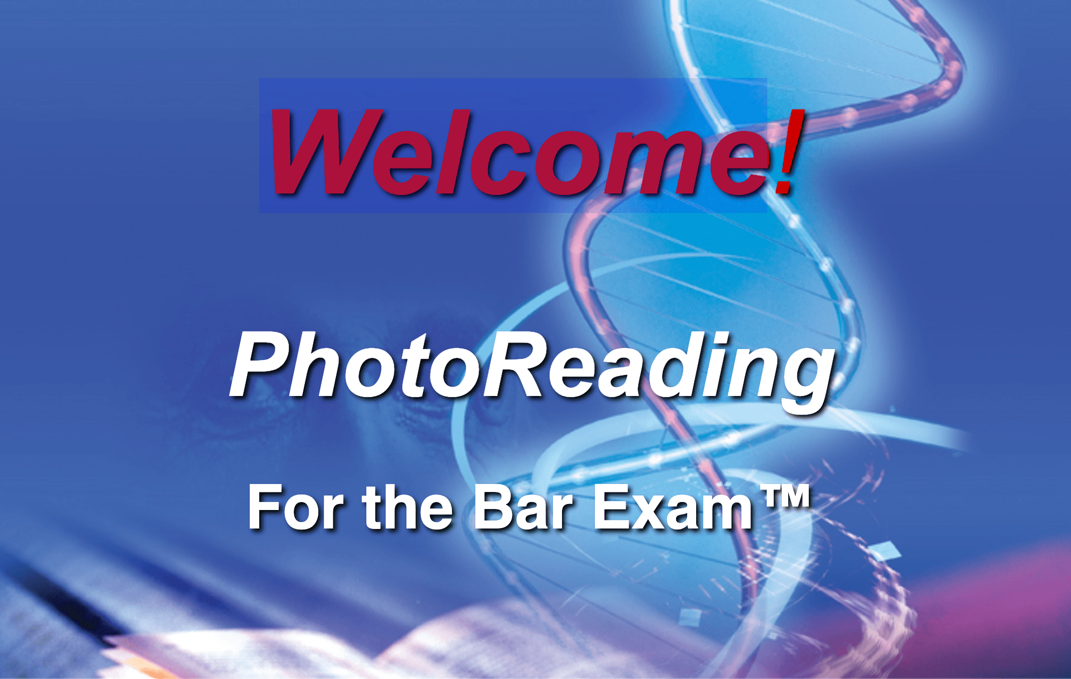 PhotoReading For The Bar Exam™